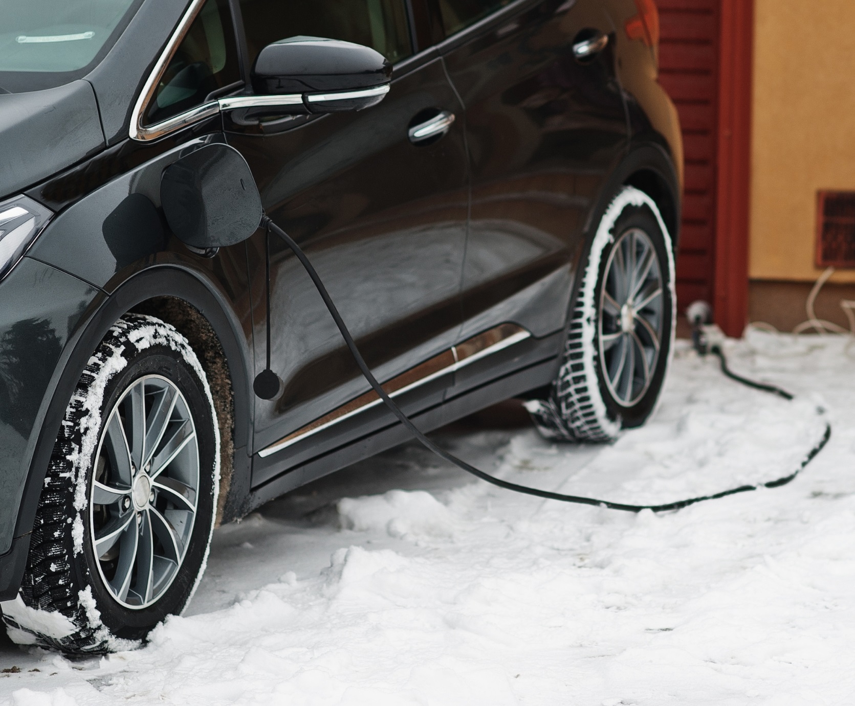 electric car winter